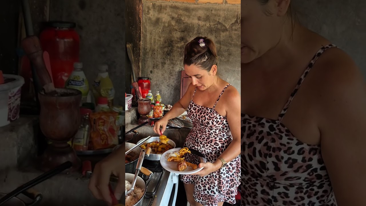 Beautiful Home Cooking in Brazil 🇧🇷 | Traditional Homemade Food Recipe #shorts #cow #villagelife
