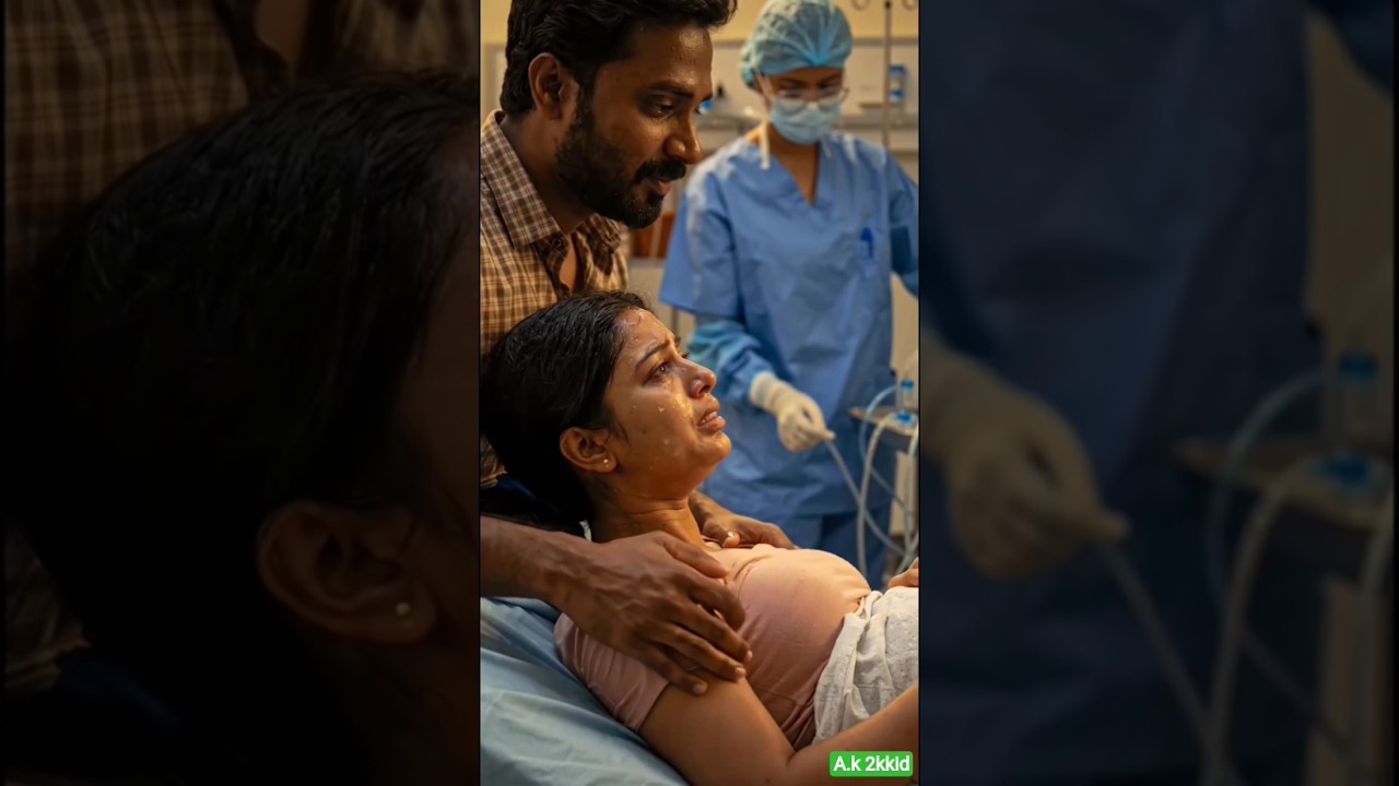 மனைவியின் பிரசவத்தில் மனைவிக்கு ஒரு சக்தியாக கணவர் இருக்கிறார் #entertainment #aivideo
