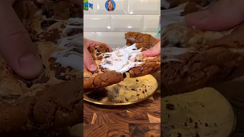 Mr Beast’s mores cookies 🍪           #satisfying #food #recipe