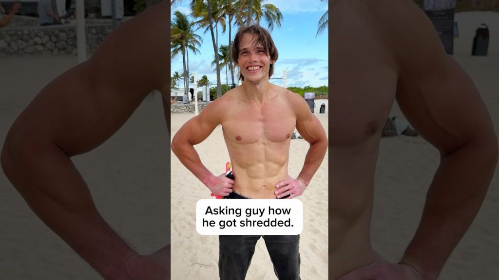 Asking guy how he got shredded. #fitness #motivation #calisthenics #interview #workout