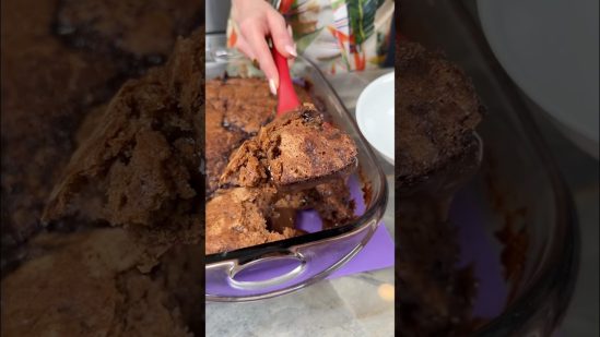 Chocolate cobbler is so good! #food #recipe #sweet #dessert #recipe #cooking