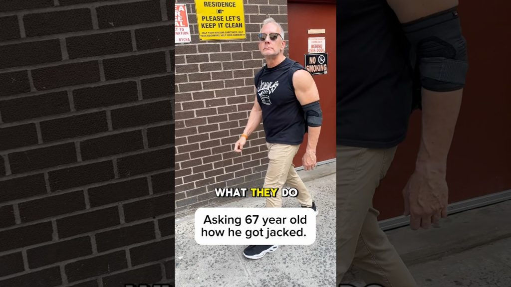 Asking 67 year old how he got jacked. #motivation #workout #fitness #bodybuilding