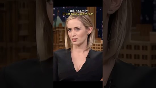 Ranking Emily Blunt funny moments. #classic #emily #entertainment #celebration #actor #account