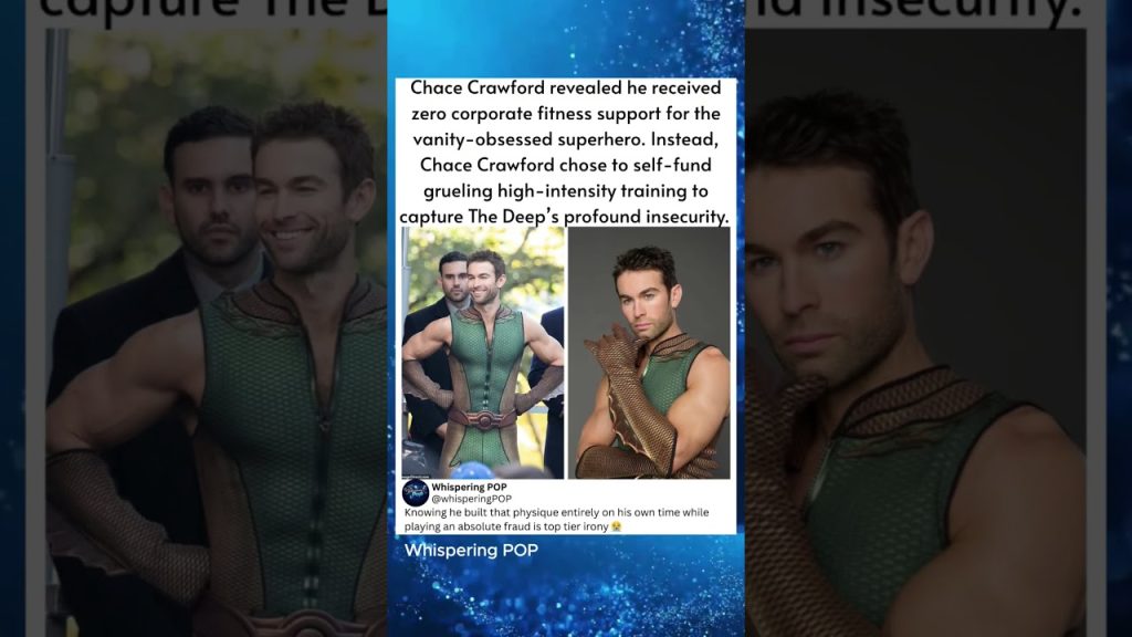 Chace Crawford revealed he received zero corporate fitness support for the vanity-obsessed superhero