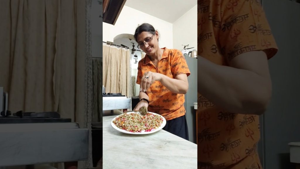 High Protein Sprouts Salad | weight loss recipe #shorts #youtubedhorts #ytshort #food #recipe #viral