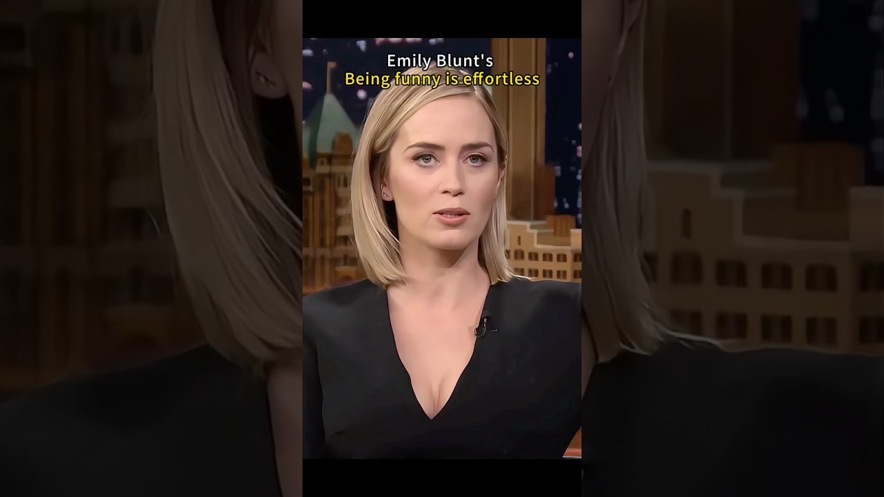 Emily Blunt’s Being funny is effortless. #classic #funny #celebration #entertainment #actor #emily