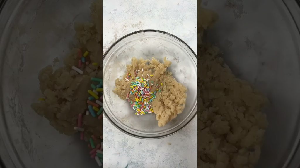 No Bake Sugar Cookie Dough Bar #food #recipe #foodie #dessert #cookiedough