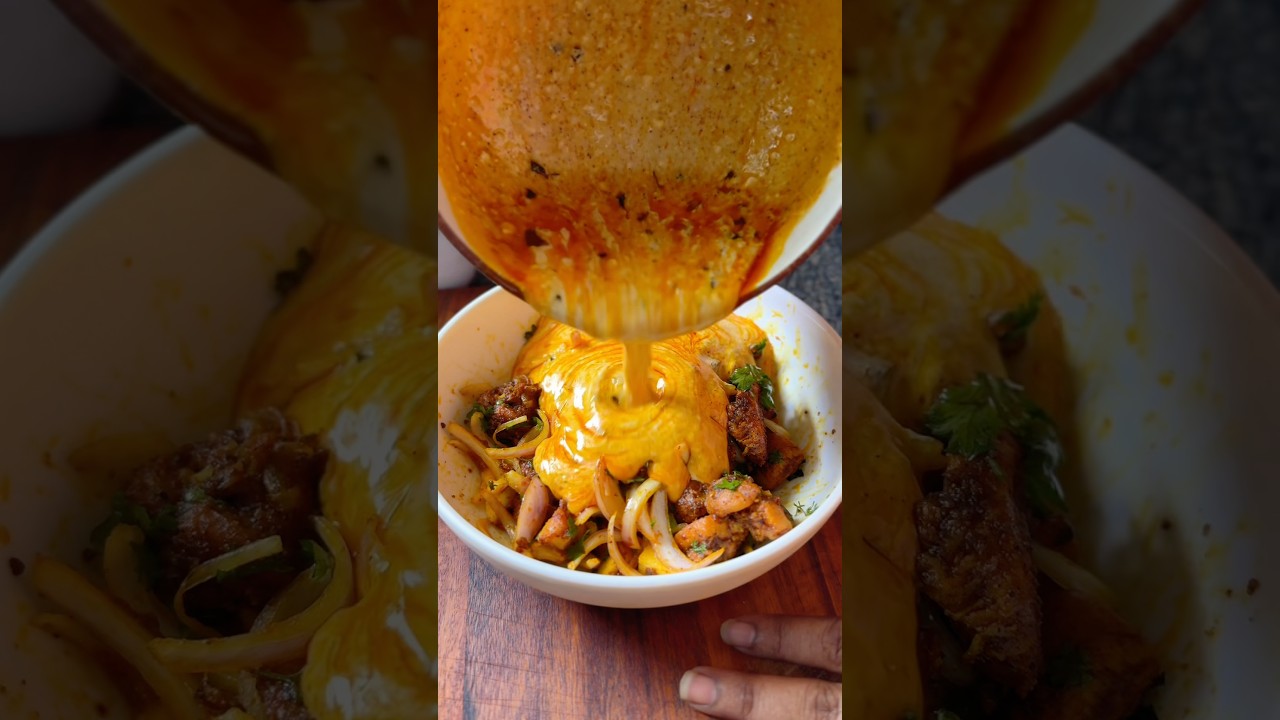 Dahi chicken tadka 🍗🤤❤️ #shortsfeed #food #recipe #cooking simple and easy recipe chicken recipe