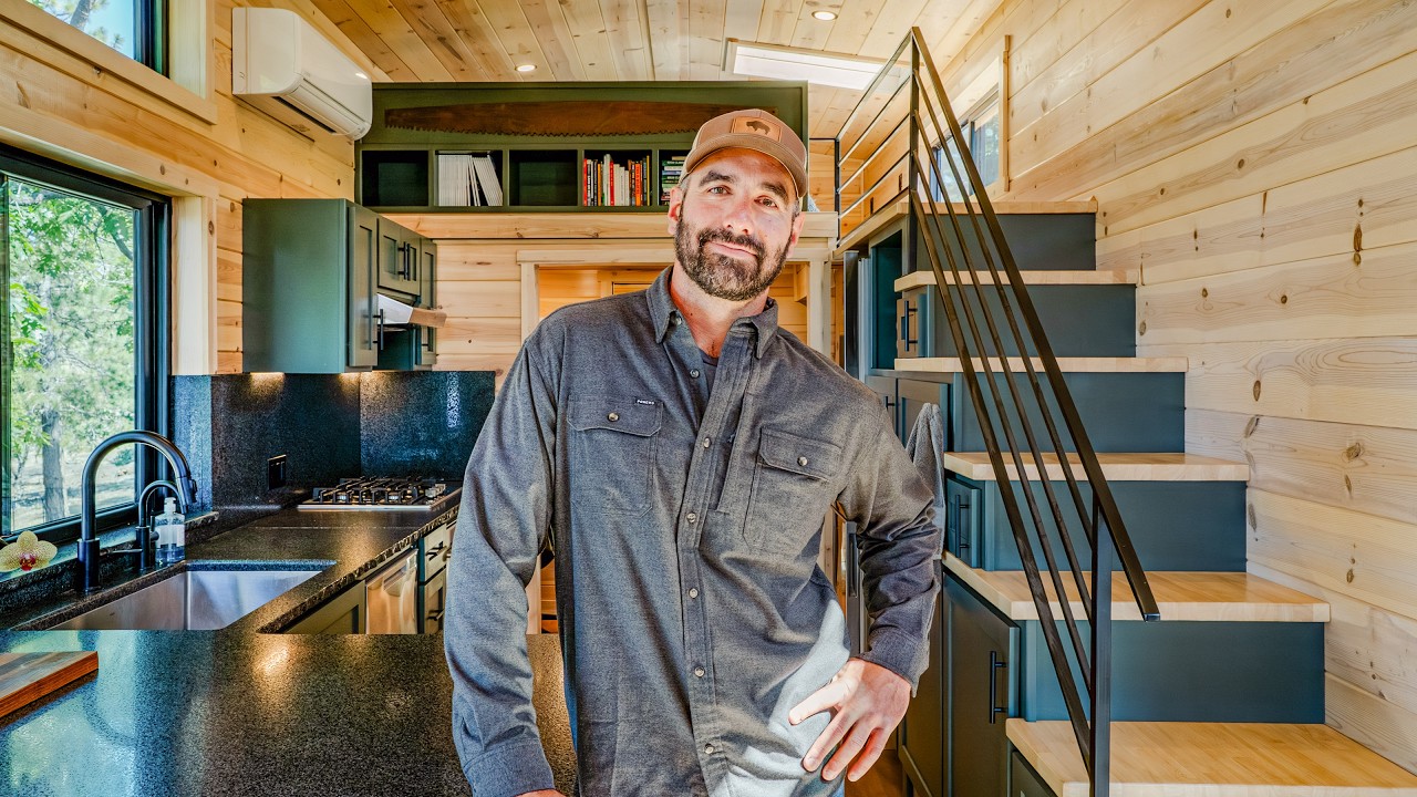 No Lot Rent, No Foundation: His Tiny Home on 80 Acres