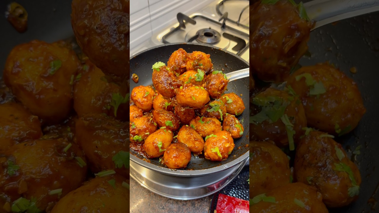 Easy potato recipe #snacks #cooking #food #recipe #potato #chillipotatorecipe #shorts #ytshorts