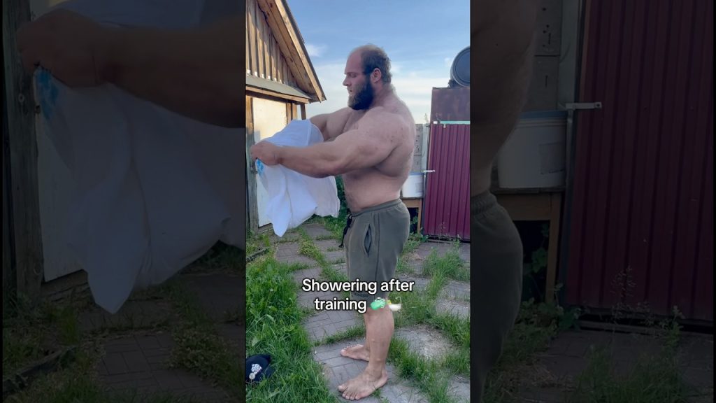 Training program in bio! #fitness #shower #bodybuilding  #andreysmaev