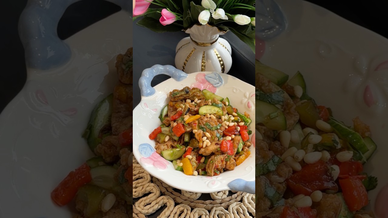 Baqlajonli jonon salat #shortsvideo #food #recipe