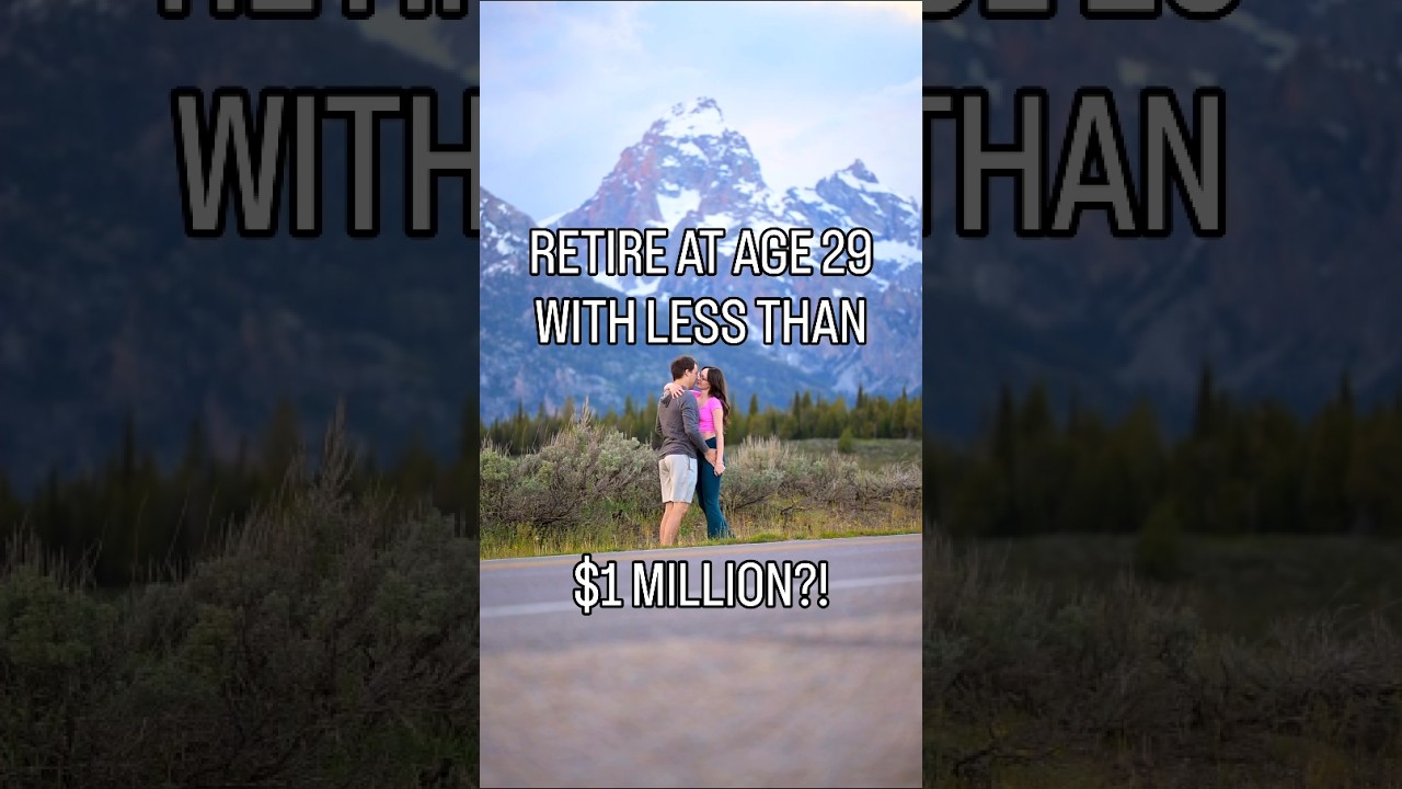 Can You Retire With 1 Million Dollars or Less? (Early Retirement) | #investing #couplegoal #shorts