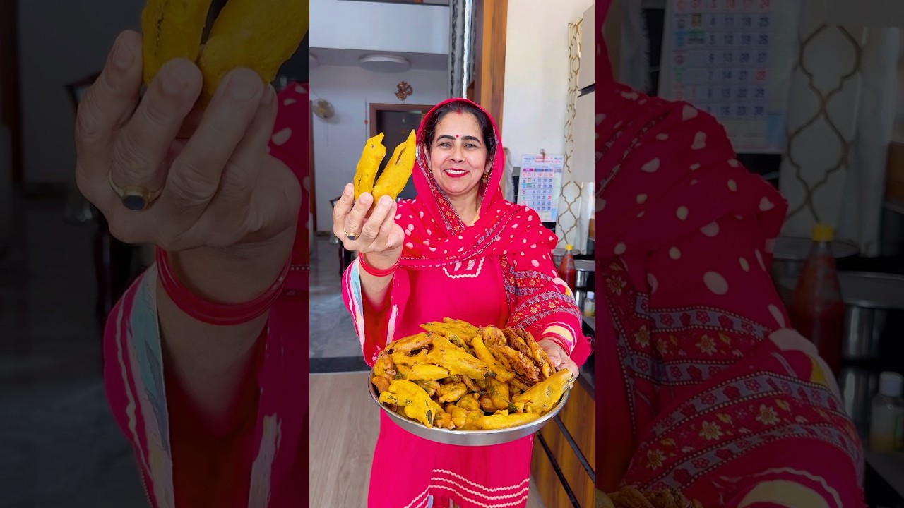 भिंडी or प्याज़ के पकौड़े 😍 #food #recipe #foodlover #sunitakiduniya