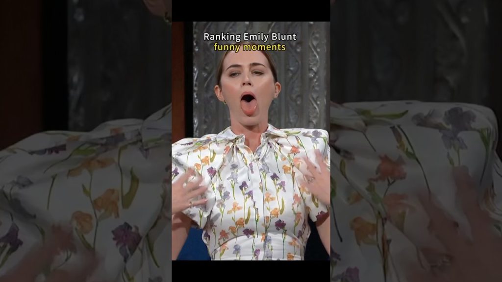 Ranking Emily Blunt funny moments. #classic #funny #celebration #entertainment #actor #emily #usa