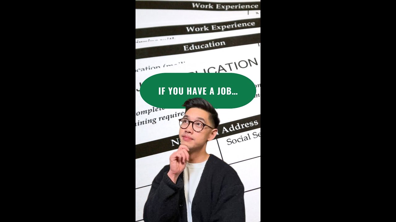 If You Have A Job…