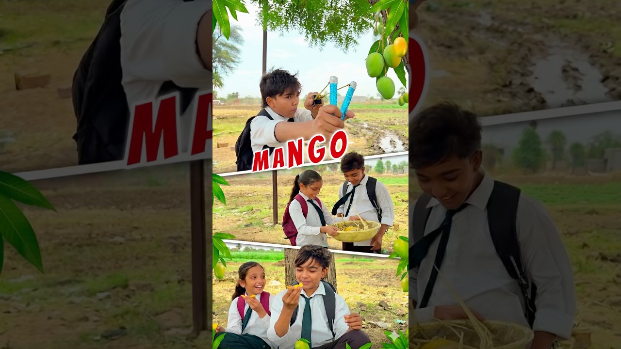 जग्गा और चीकू ने खाये आम 🥭 #aaganwadikebacche #comedy #funny #entertainment #mango #trending