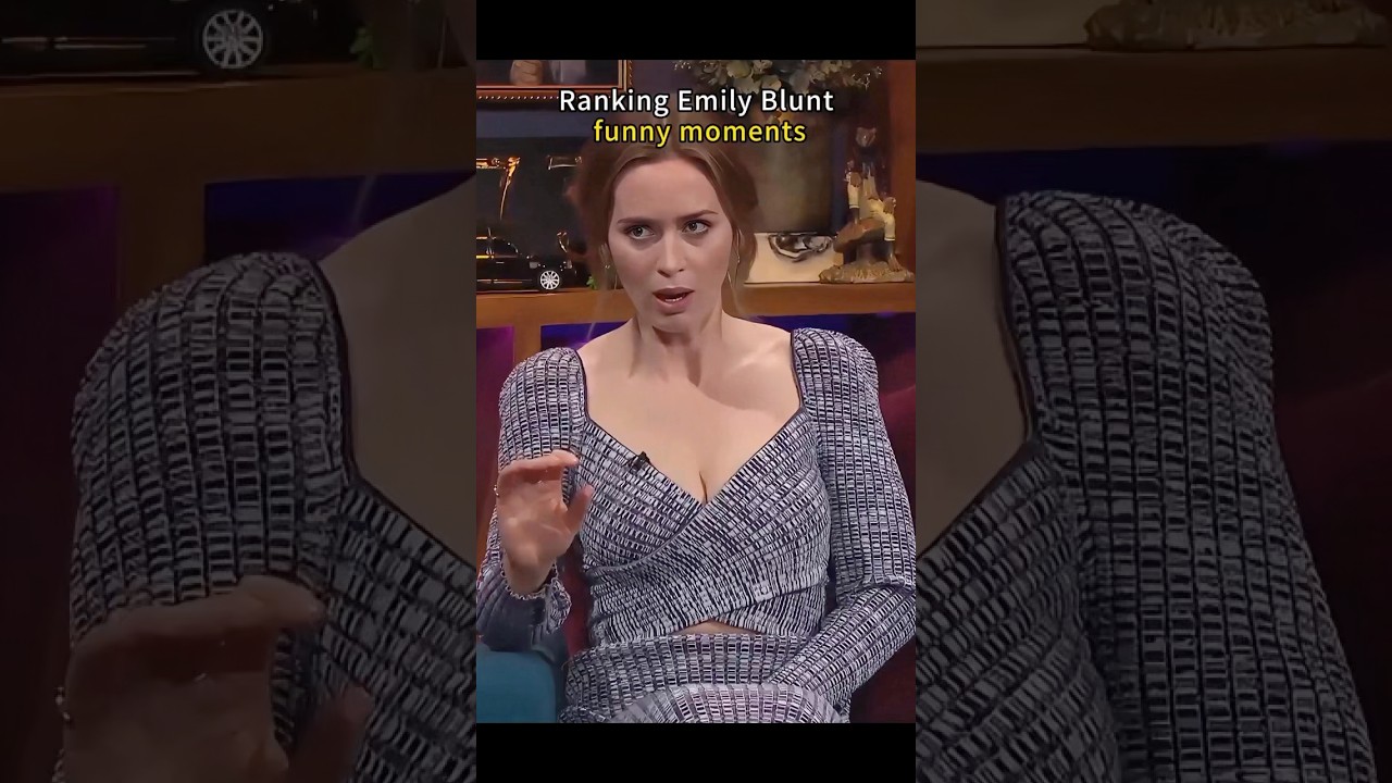 Ranking Emily Blunt funny moments. #classic #funny #celebration #entertainment #actor #usa