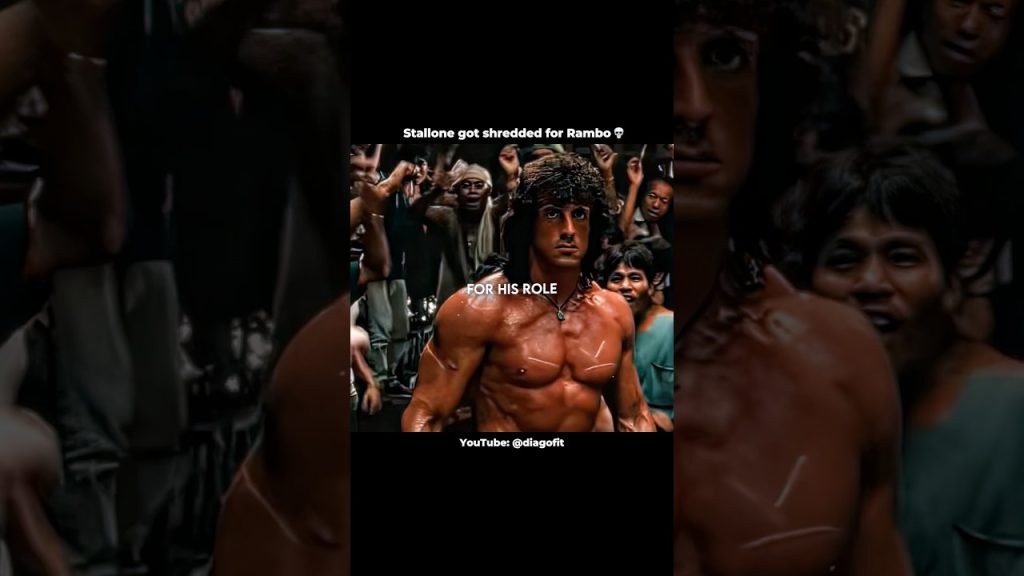 Stallone’s ⚙️ Transformation #diagofit #bodybuilding #fitness #gymbro #gymrat #silvesterstallone