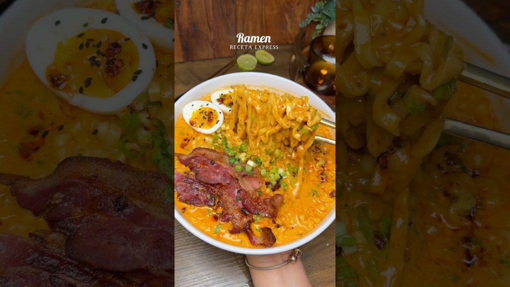 Ramen, receta express🍜🤤 #ideasdecomida #food #recipe #foodie #ramen