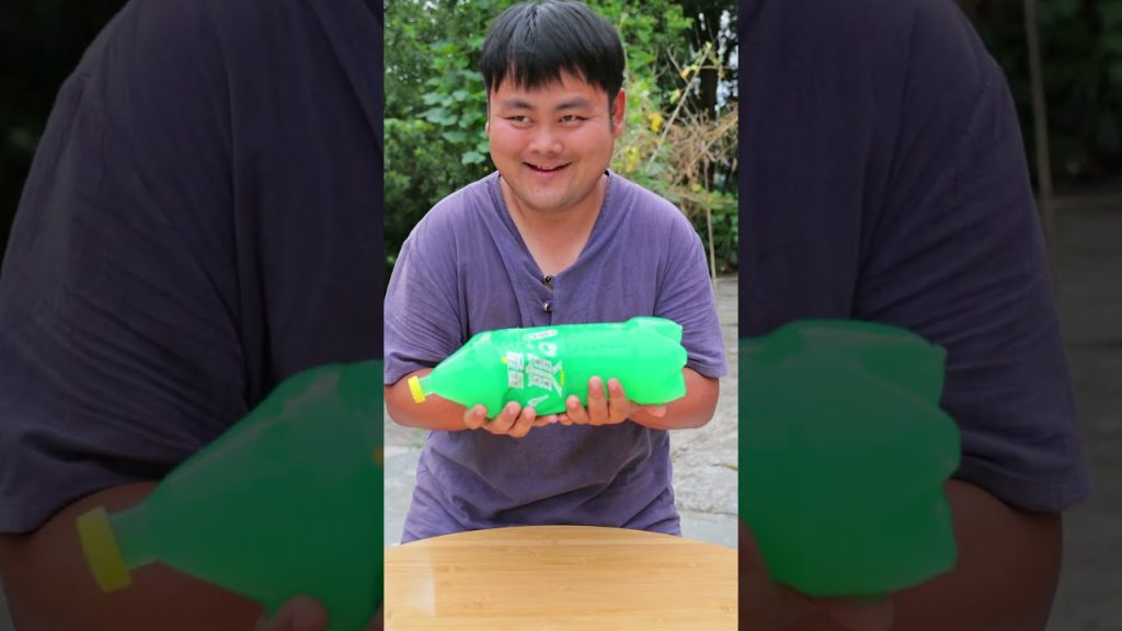Songsong made a huge Sprite jelly #funny #comedy