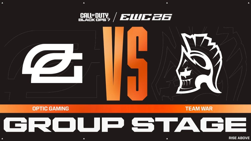OpTic Gaming vs. Team WaR | COD: BO7 at EWC 26 – Group Stage – VOD