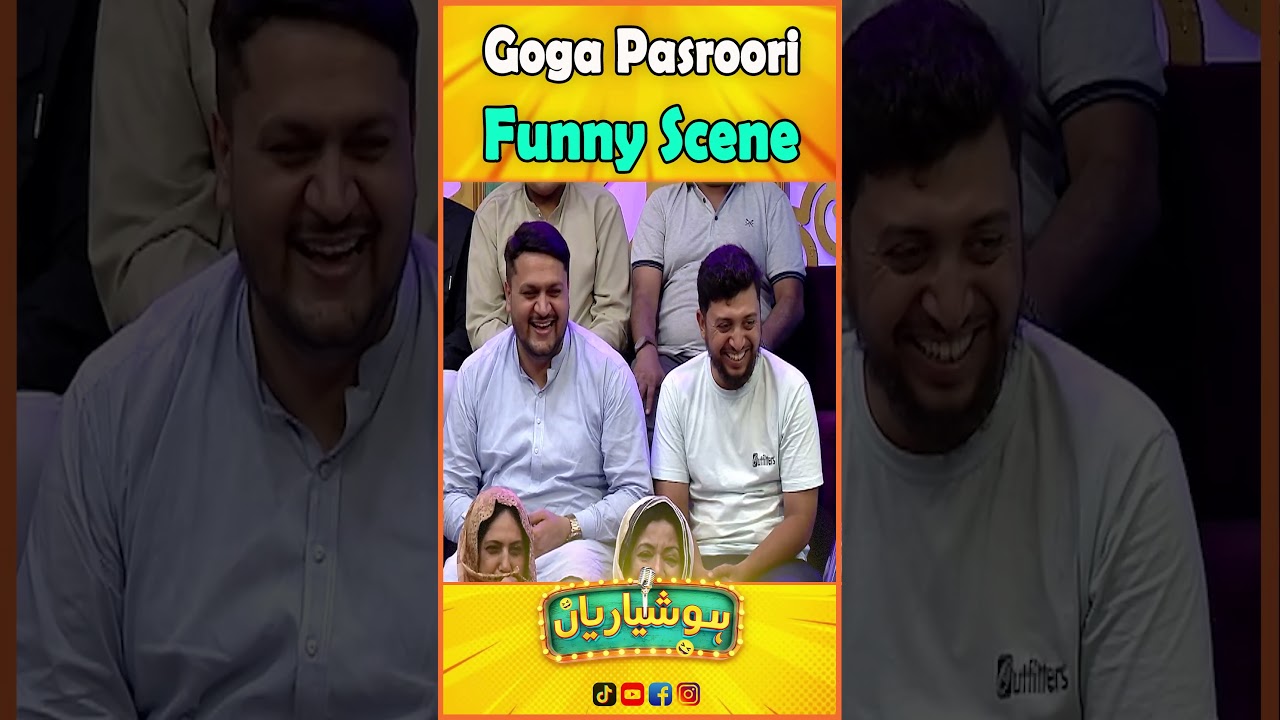 Goga Pasroori Funny Scene #hoshyarian #entertainment #comedyshow #funny #arynews #shorts