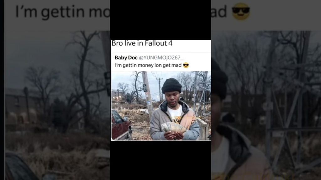 Bro lives in fallout, haha I’m just joking 🥀 #funny #funnymemes #slideshow #humor #shorts