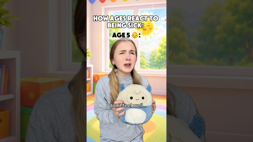 How different ages react to being sick #comedy #skit #relatable #funny