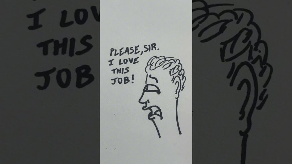 Always read the employee handbook #cartoon #funny #drawing #comedy #traderjoes