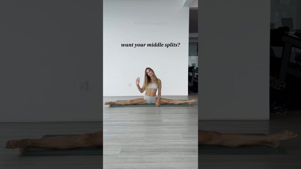 Get Your Middle Splits 💪 #shorts #strength #yoga #fitness