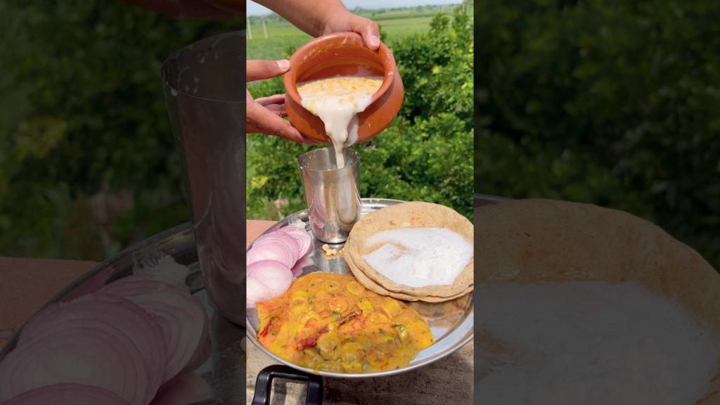 Rajasthani Gatte Ki Special Sabji #villagefood #food #recipe