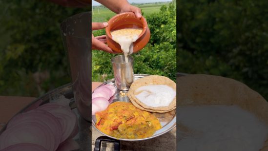 Rajasthani Gatte Ki Special Sabji #villagefood #food #recipe