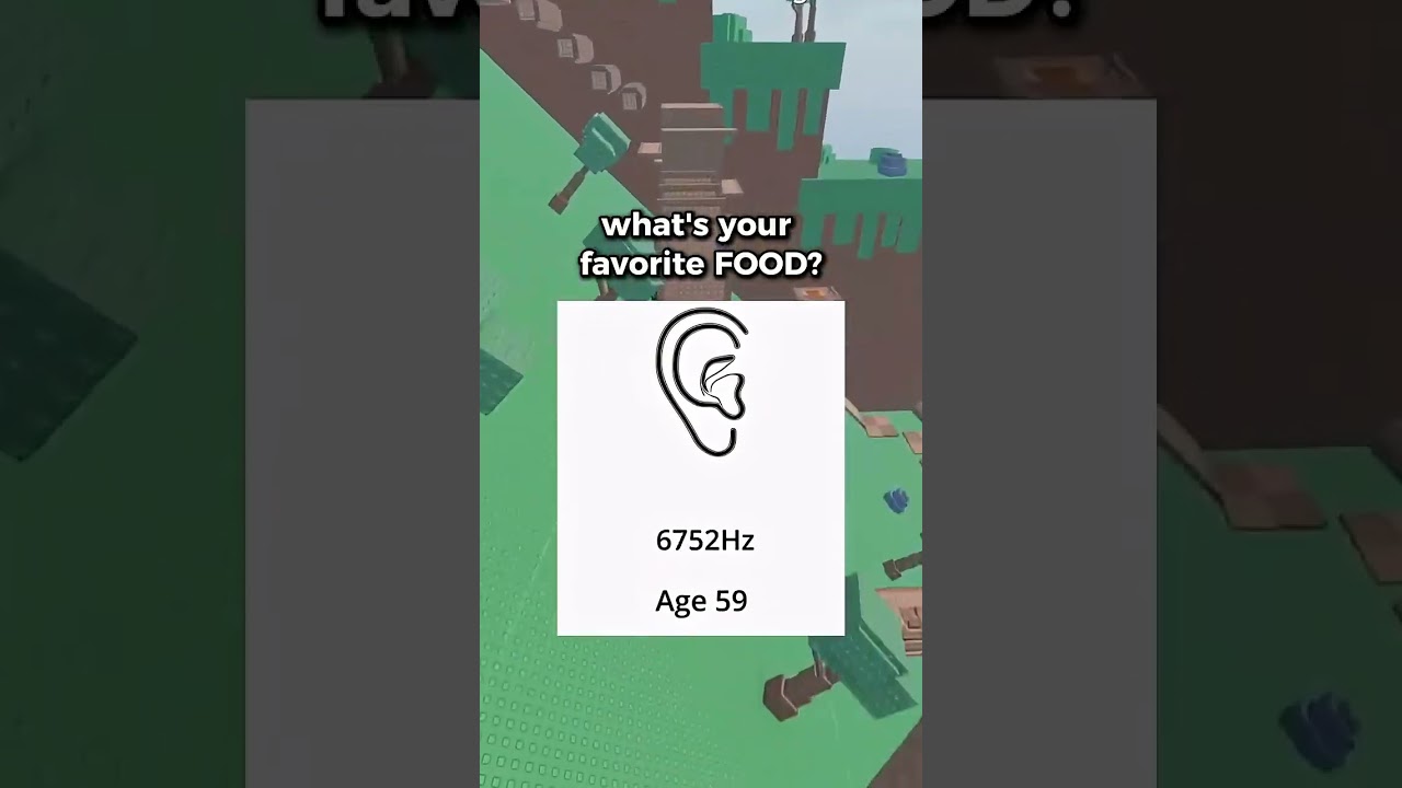 How OLD Are YOUR Ears? 🤔 #shorts #roblox #entertainment #relatable