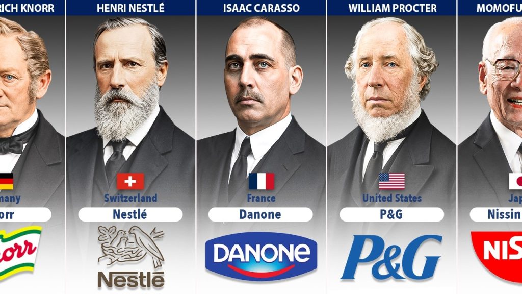 List Founder of Food and Beverage Companies