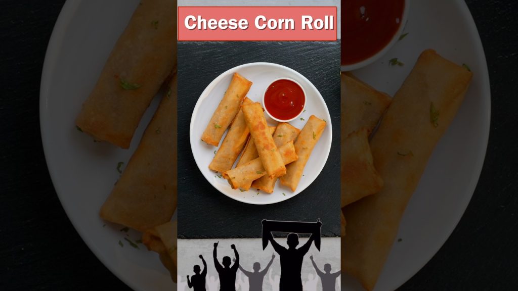 No Fry Wala Healthy Snack – Cheese Corn Atta Rolls #bharatzkitchen #food #recipe