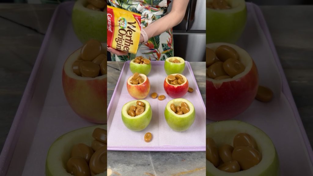 Easy Fall treat 🍏 #food #recipe #cooking #sweet #dessert #fall