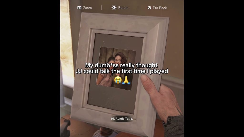 I thought JJ was actually talking 💀 #thelastofus #gaming