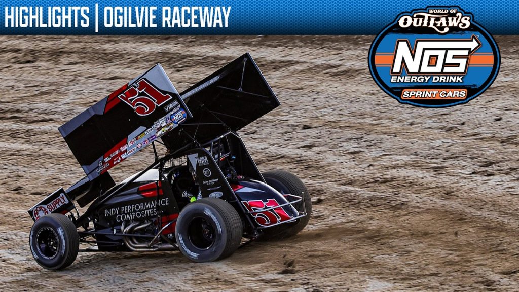World of Outlaws NOS Energy Drink Sprint Cars | Ogilvie Raceway | August 21, 2026 | HIGHLIGHTS