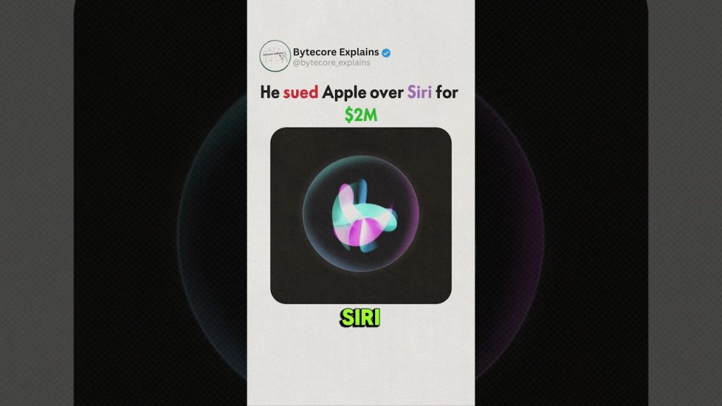 He Sued Apple Because Siri Couldn’t Understand Him #shorts #technology