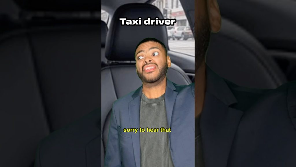 Taxi driver loves his job until he realizes…😭😂 #comedy