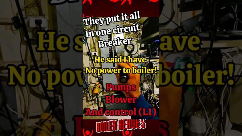 He said there no power to the #boiler #mechanic #shorts #technology #electrical find power!