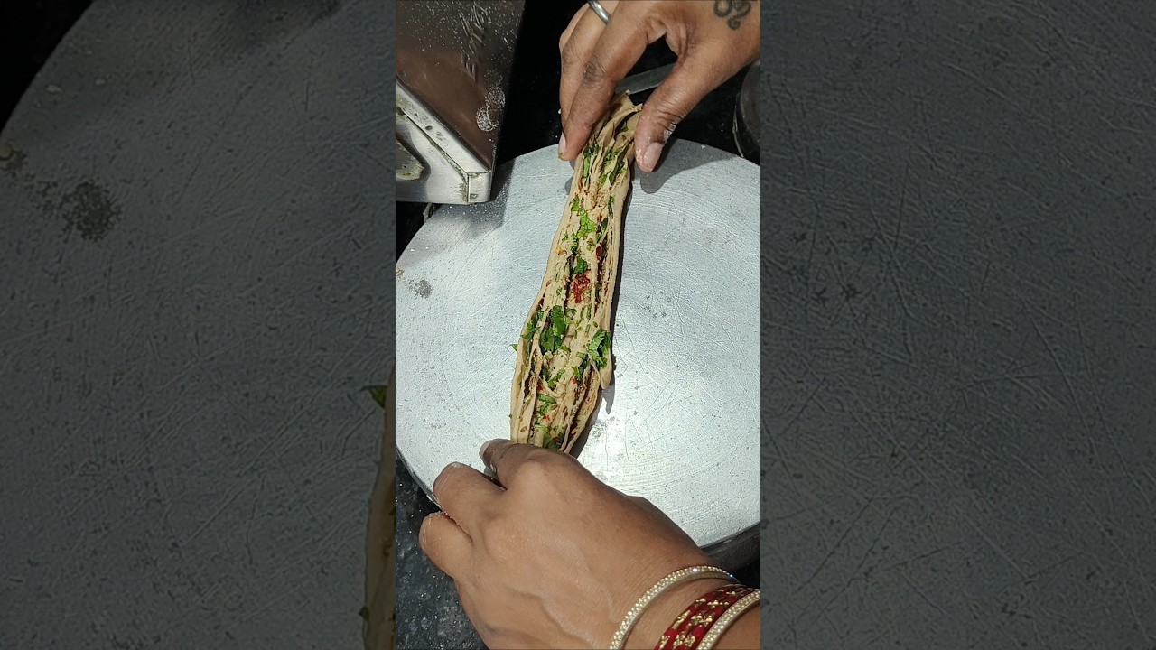 अजवाइन का लच्छा पराठा#shorts #food #recipe