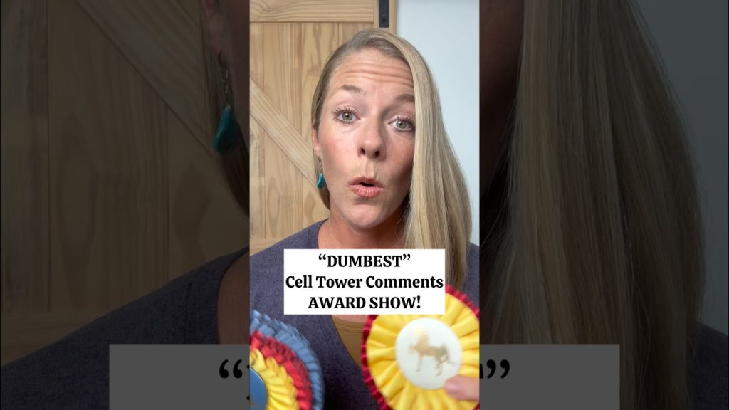 Cell tower: “Dumbest comment” awards! #technology #funny #comment