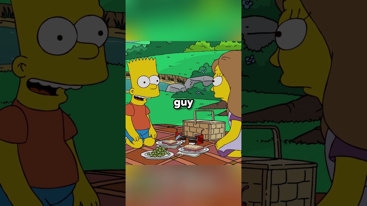 Bart falls in love…  #thesimpsons #simpsons #entertainment #funy