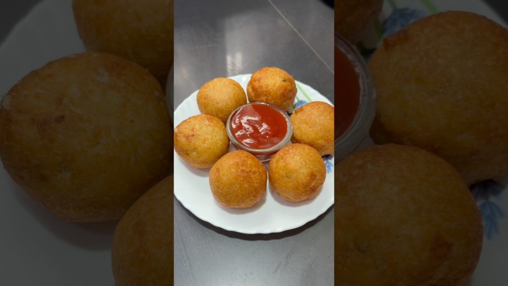 Crispy bread balls #shorts #snacks #food #recipe