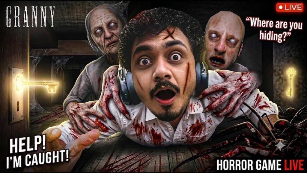 HORROR GAME GRANNY 🔥 #granny #shortslive #granny #shorts #live #gaming #ericislive