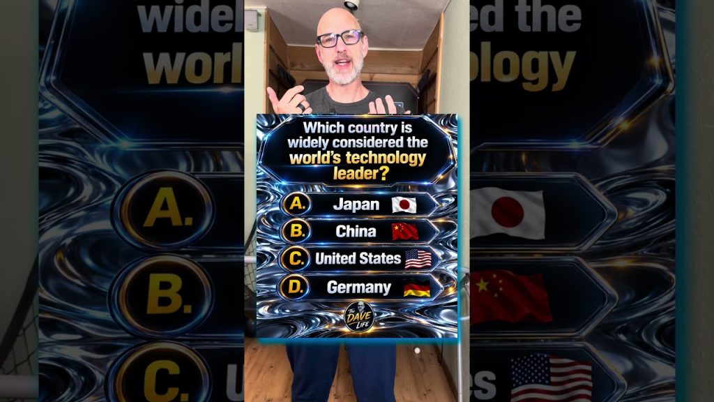 Which country is considered the world’s technology leader?  #Technology