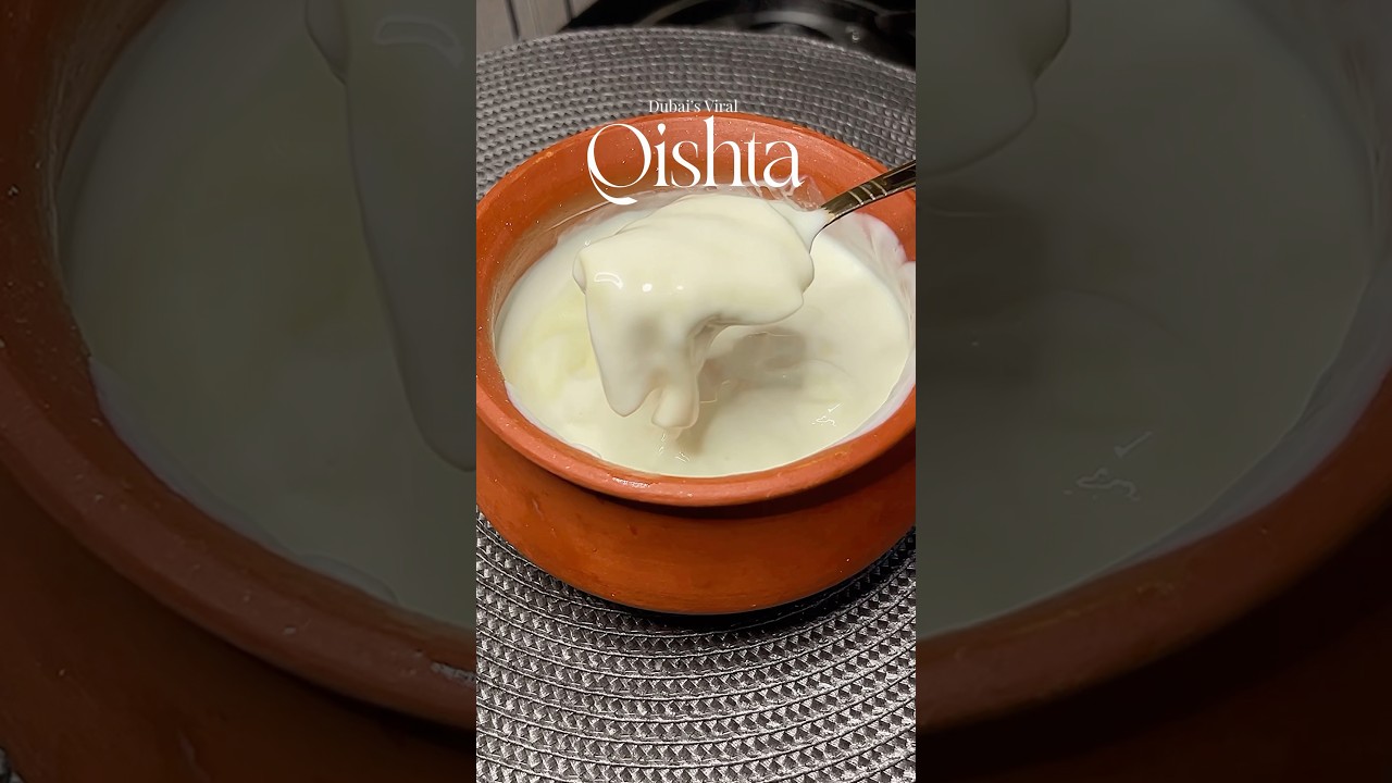 Dubai Viral Qishta🍯🤍#youtubeshorts #dubaiviralqishta #dubaiviral #food #recipe #cooking #dessert
