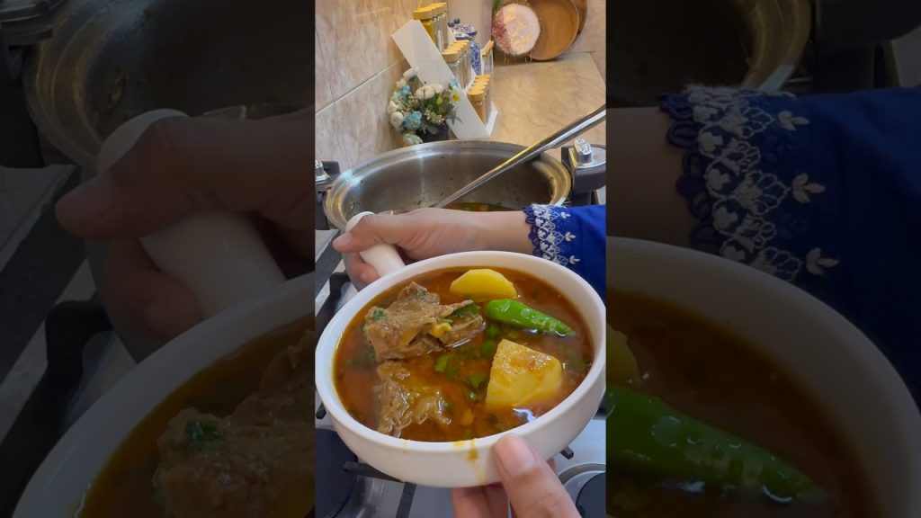 Aloo gosht# #trending # #food # #recipe #cooking #viral